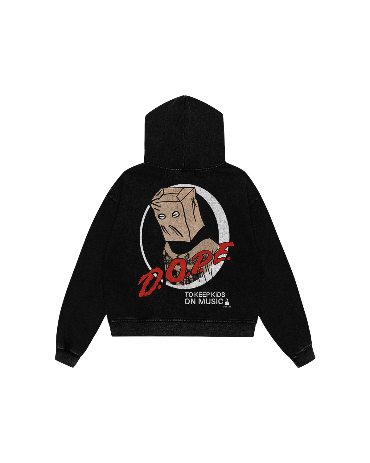 D.O.P.E Black Zip-Up